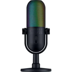 Micrófono Razer Seiren V3 Chroma - Rgb Usb Color Negro