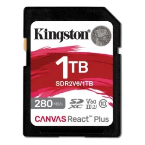 Tarjeta De Memoria Sd Kingston Canvas React Plus V60 1tb