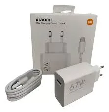 Cargador Xiaomi 67w Hypercharge Combo (type-a) Eu Blanco Blanco