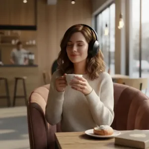 Audífono Bluetooth Philco Pm816 Con Cancelación De Ruido Negro