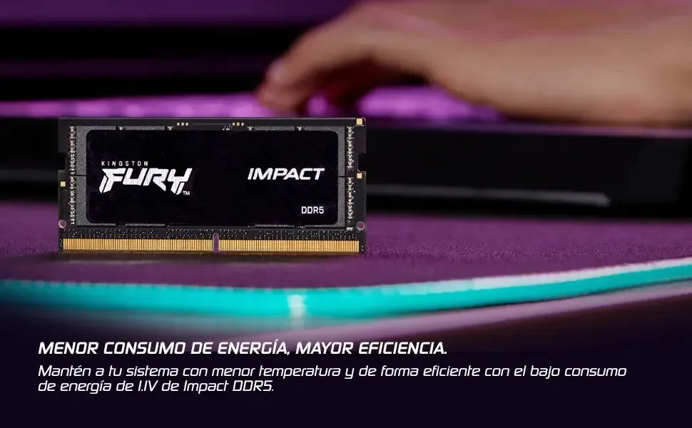 Memoria Ram Ddr5 Kingston Fury Impact 16gb 5600mts Sodimm - Imagen 8