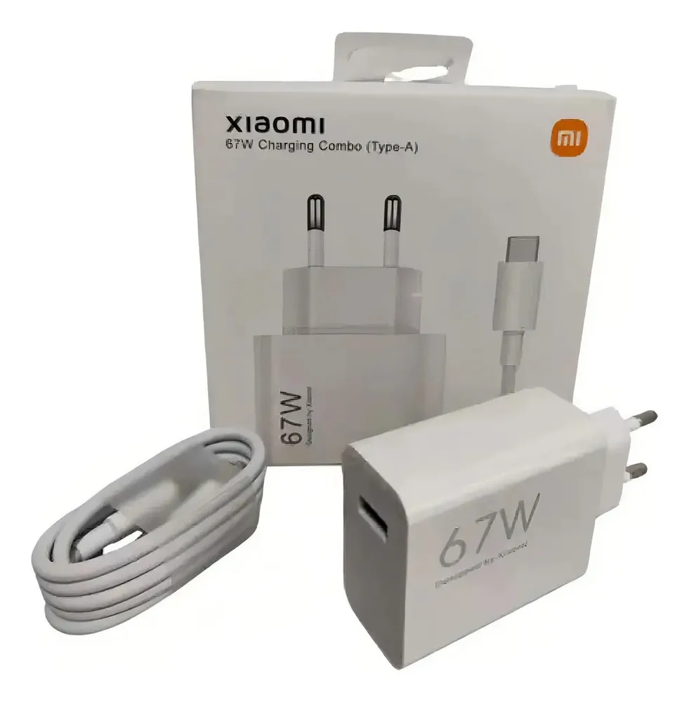 Cargador Xiaomi 67w Hypercharge Combo (type-a) Eu Blanco Blanco - Imagen 2