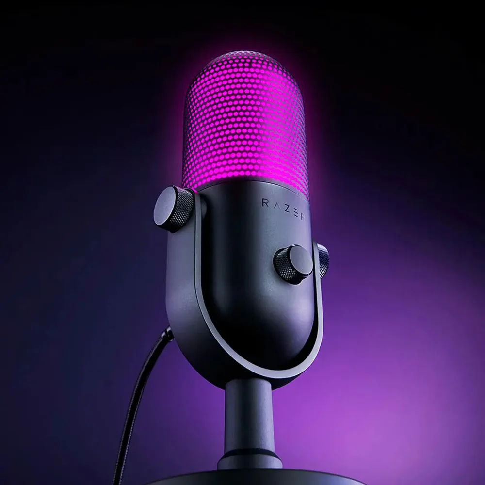 Micrófono Razer Seiren V3 Chroma - Rgb Usb Color Negro - Imagen 10