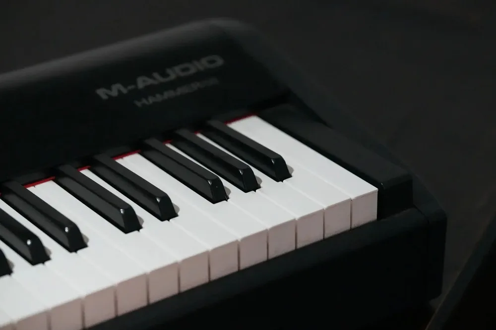 Piano Teclado Controlador Midi M-audio Hammer 88, Poco Uso Negro - Imagen 8