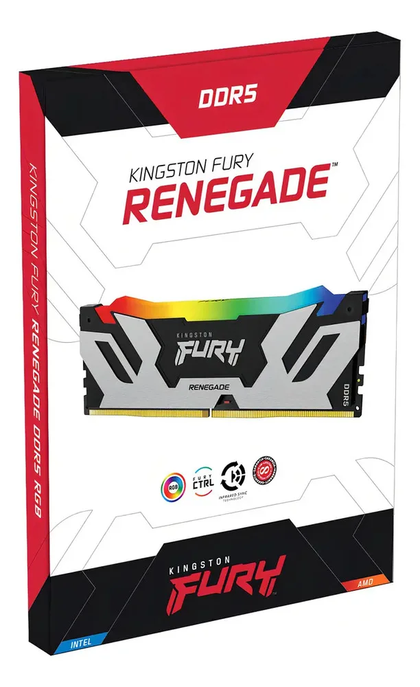 Memoria Ram Kingston Fury Renegade Ddr5 Rgb 24gb 7200 Mt/s - Imagen 3