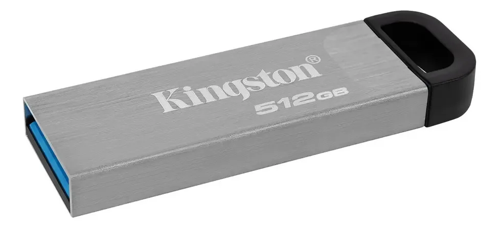 Pendrive Kingston Datatraveler Kyson 512gb Usb 3.2 Plata Liso - Imagen 2