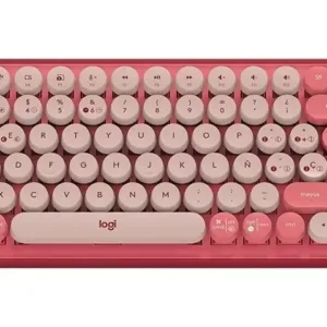 Teclado Mecanico Logitech Pop Keys Español Inálambrico Heartbreaker Inglés Us