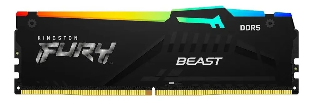 Memoria Rgb Ddr5 Fury Beast De 16 Gb 5600 Mhz